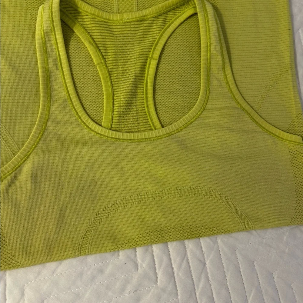 Lululemon Swiftly Tech Racerback 2.0 Yellow Pear